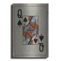 Luxe Metal Art 'Queen of Spades' by Cindy Jacobs, Metal Wall Art