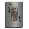 Luxe Metal Art 'Jack of Spades' by Cindy Jacobs, Metal Wall Art