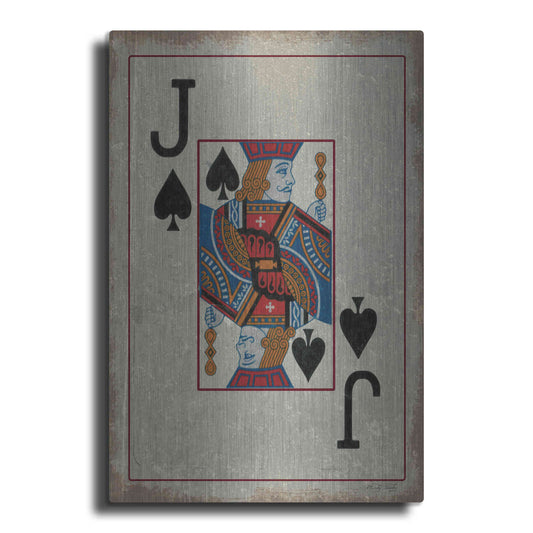 Luxe Metal Art 'Jack of Spades' by Cindy Jacobs, Metal Wall Art