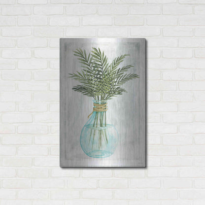 Luxe Metal Art 'Perfect Palms I' by Cindy Jacobs, Metal Wall Art,24x36