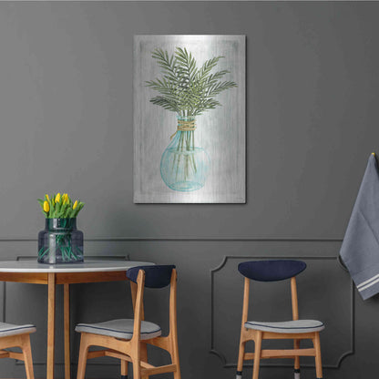 Luxe Metal Art 'Perfect Palms I' by Cindy Jacobs, Metal Wall Art,24x36