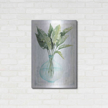 Luxe Metal Art 'Perfect Palms III' by Cindy Jacobs, Metal Wall Art,24x36