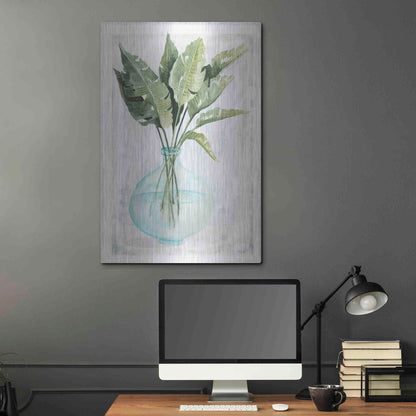 Luxe Metal Art 'Perfect Palms III' by Cindy Jacobs, Metal Wall Art,24x36