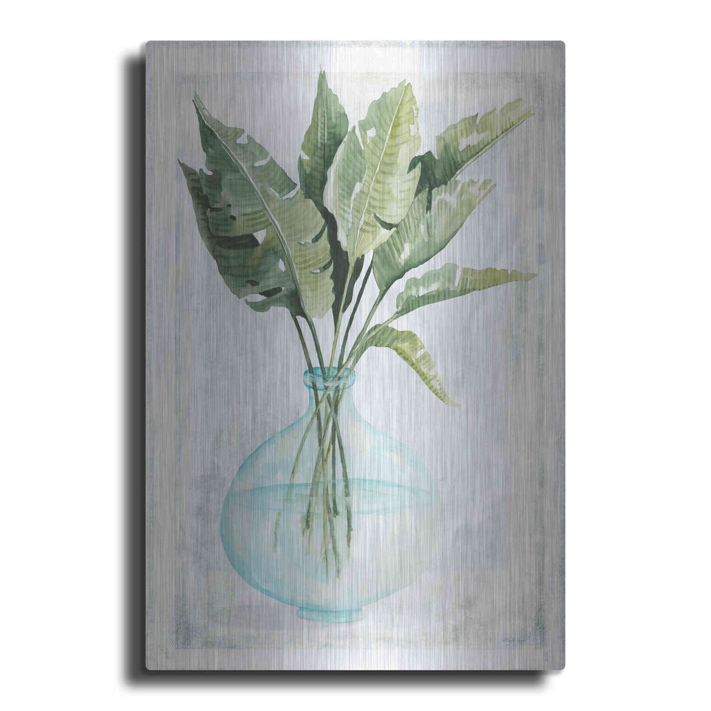 Luxe Metal Art 'Perfect Palms III' by Cindy Jacobs, Metal Wall Art