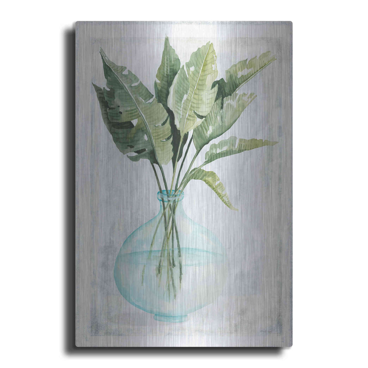 Luxe Metal Art 'Perfect Palms III' by Cindy Jacobs, Metal Wall Art