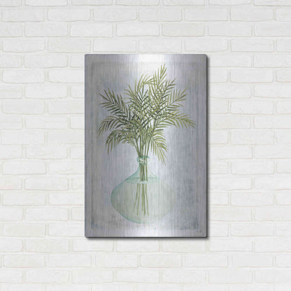 Luxe Metal Art 'Perfect Palms IV' by Cindy Jacobs, Metal Wall Art,24x36