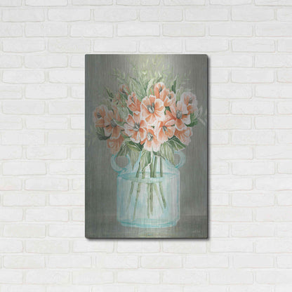 Luxe Metal Art 'Poppies' by Cindy Jacobs, Metal Wall Art,24x36