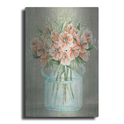 Luxe Metal Art 'Poppies' by Cindy Jacobs, Metal Wall Art