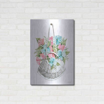 Luxe Metal Art 'Floral Pop III' by Cindy Jacobs, Metal Wall Art,24x36