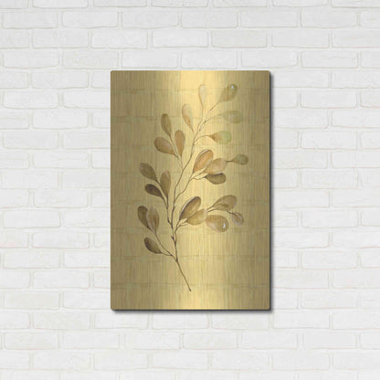 Luxe Metal Art 'Golden Dogwood' by Cindy Jacobs, Metal Wall Art,24x36