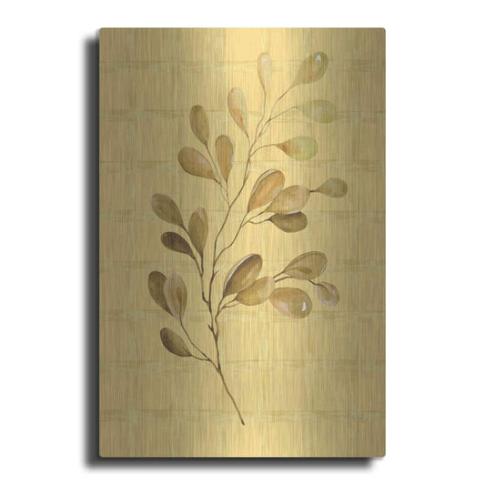 Luxe Metal Art 'Golden Dogwood' by Cindy Jacobs, Metal Wall Art