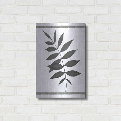 Luxe Metal Art 'Leaf Collection II' by Cindy Jacobs, Metal Wall Art,16x24