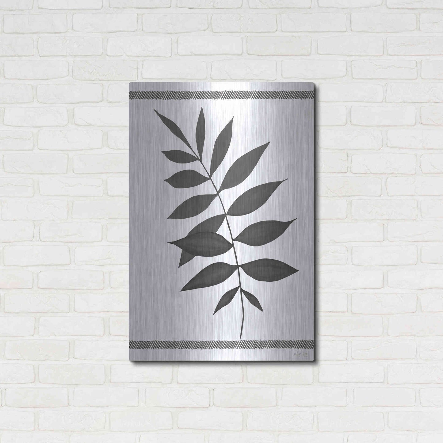 Luxe Metal Art 'Leaf Collection II' by Cindy Jacobs, Metal Wall Art,24x36