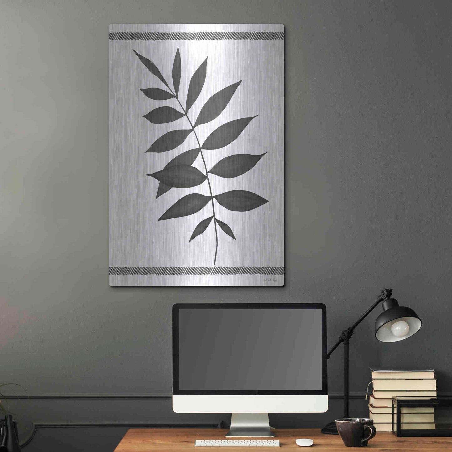 Luxe Metal Art 'Leaf Collection II' by Cindy Jacobs, Metal Wall Art,24x36