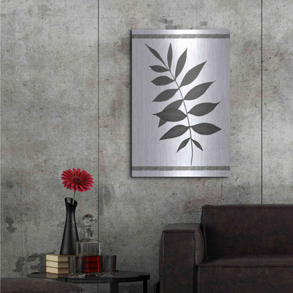 Luxe Metal Art 'Leaf Collection II' by Cindy Jacobs, Metal Wall Art,24x36