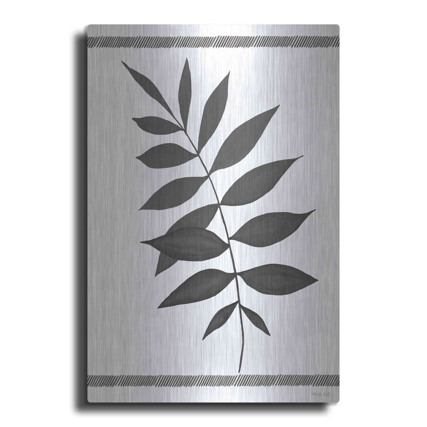 Luxe Metal Art 'Leaf Collection II' by Cindy Jacobs, Metal Wall Art