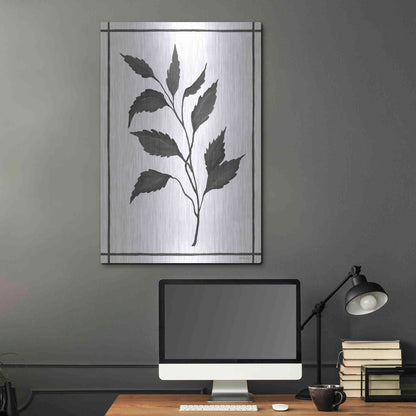 Luxe Metal Art 'Leaf Collection III' by Cindy Jacobs, Metal Wall Art,24x36