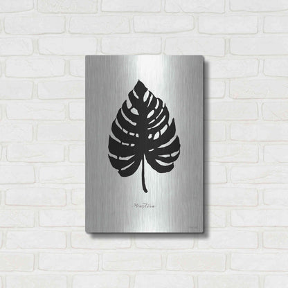 Luxe Metal Art 'Ebony Palm II' by Cindy Jacobs, Metal Wall Art,16x24