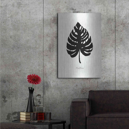 Luxe Metal Art 'Ebony Palm II' by Cindy Jacobs, Metal Wall Art,24x36