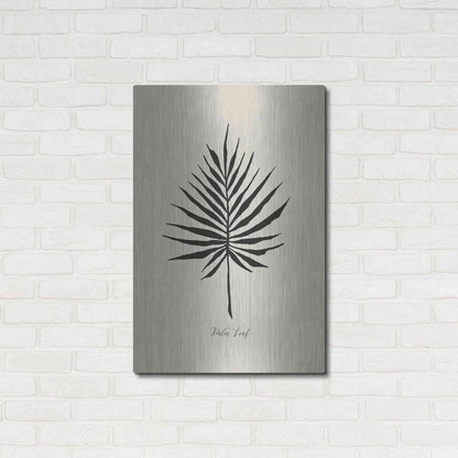 Luxe Metal Art 'Ebony Palm IV' by Cindy Jacobs, Metal Wall Art,24x36