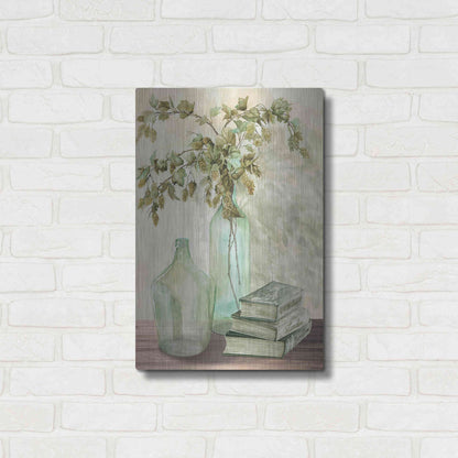 Luxe Metal Art 'Feeling Hoppy' by Cindy Jacobs, Metal Wall Art,16x24