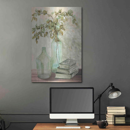 Luxe Metal Art 'Feeling Hoppy' by Cindy Jacobs, Metal Wall Art,24x36