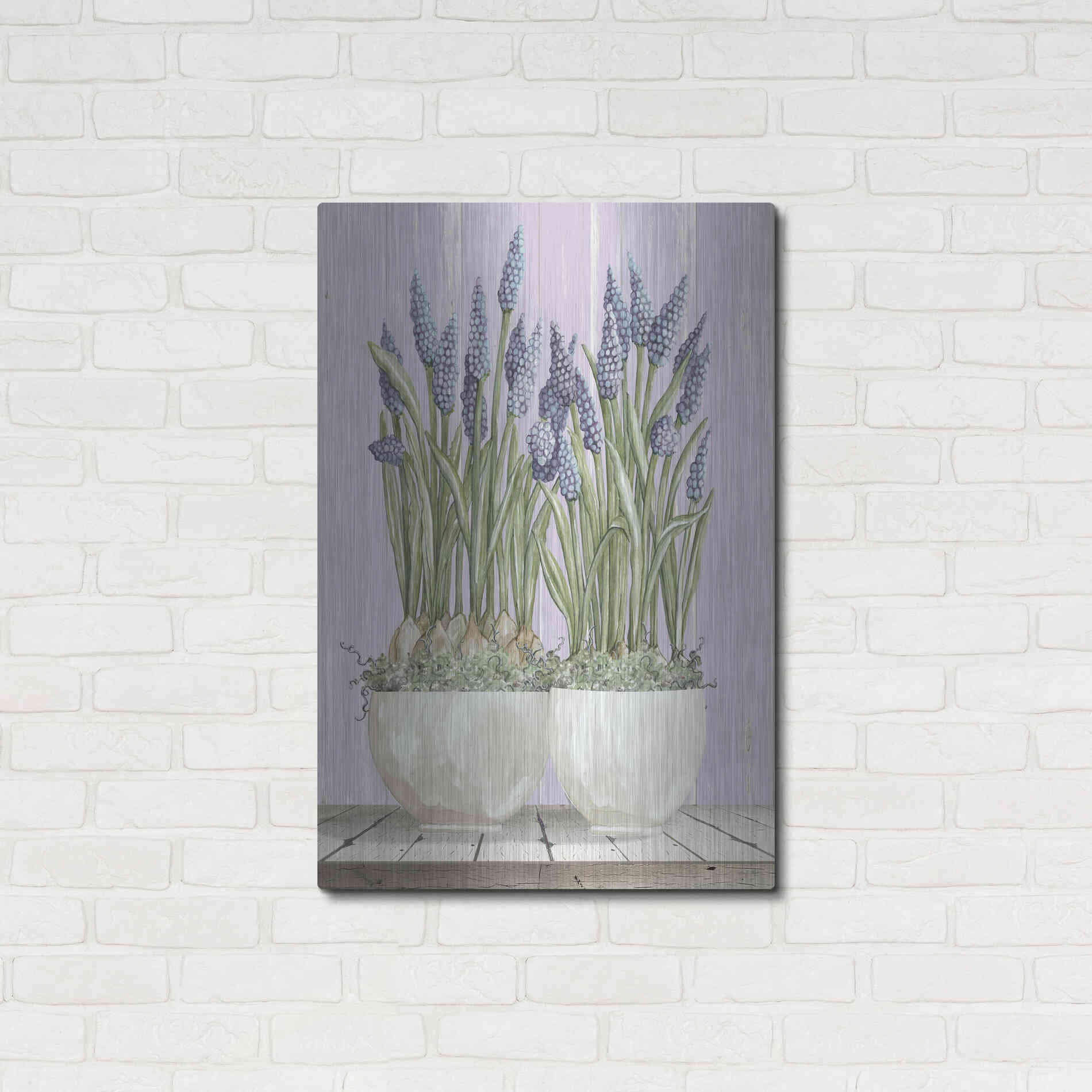 Luxe Metal Art 'Let Love Blossom' by Cindy Jacobs, Metal Wall Art,24x36