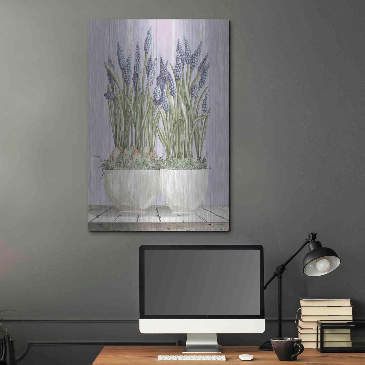 Luxe Metal Art 'Let Love Blossom' by Cindy Jacobs, Metal Wall Art,24x36