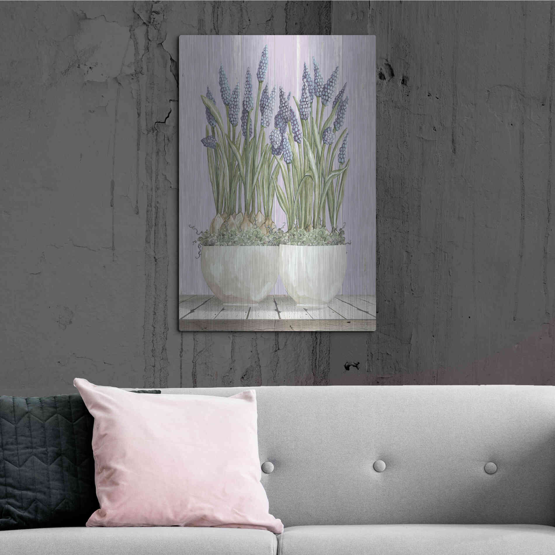 Luxe Metal Art 'Let Love Blossom' by Cindy Jacobs, Metal Wall Art,24x36