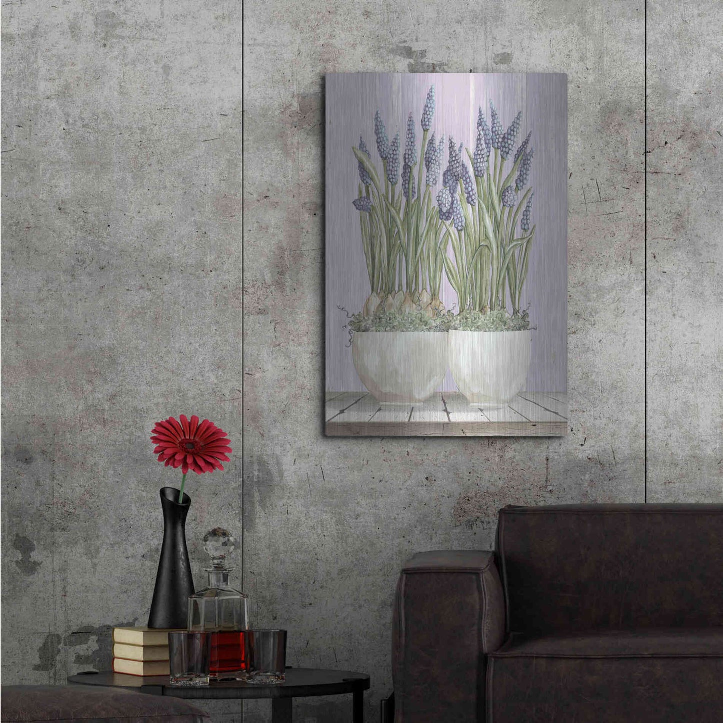 Luxe Metal Art 'Let Love Blossom' by Cindy Jacobs, Metal Wall Art,24x36