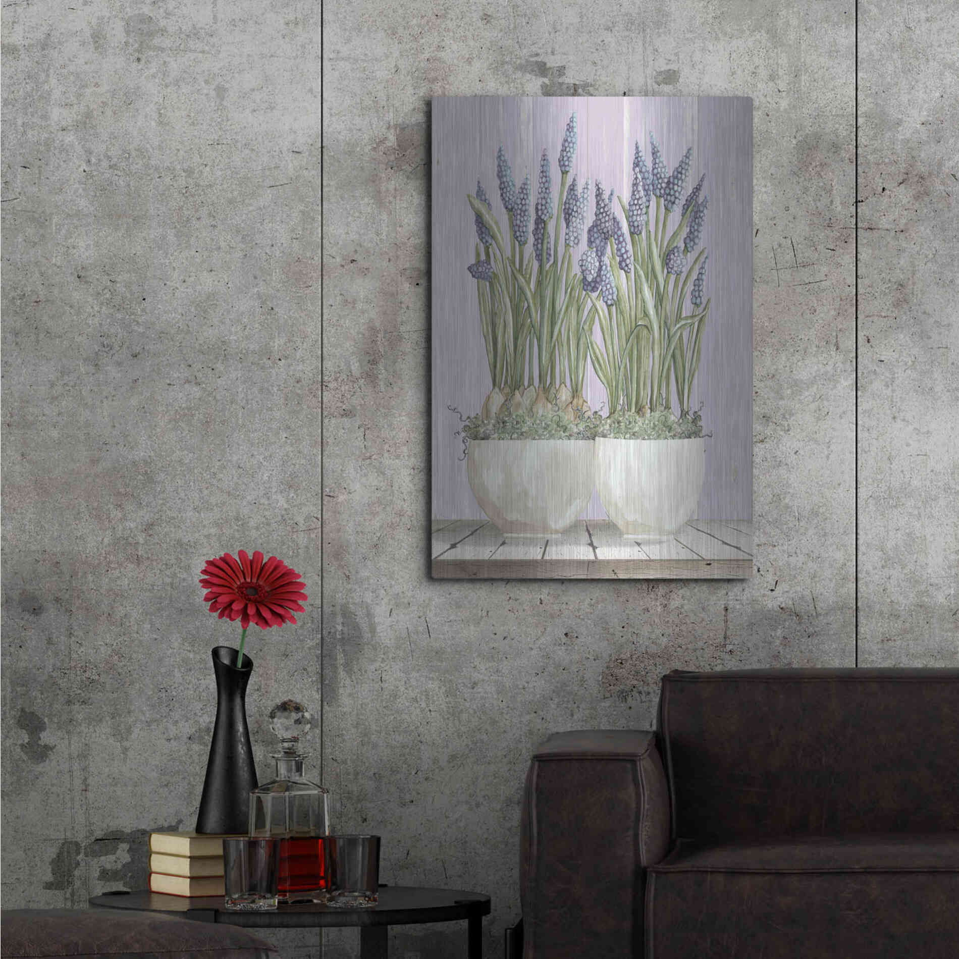 Luxe Metal Art 'Let Love Blossom' by Cindy Jacobs, Metal Wall Art,24x36