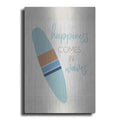 Luxe Metal Art 'Happiness Comes in Waves' by Cindy Jacobs, Metal Wall Art