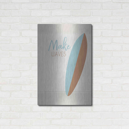 Luxe Metal Art 'Make Waves' by Cindy Jacobs, Metal Wall Art,24x36
