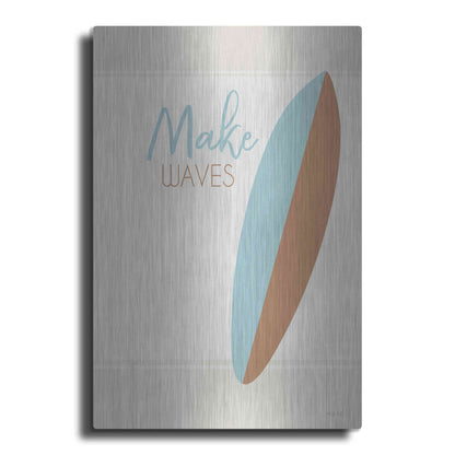 Luxe Metal Art 'Make Waves' by Cindy Jacobs, Metal Wall Art