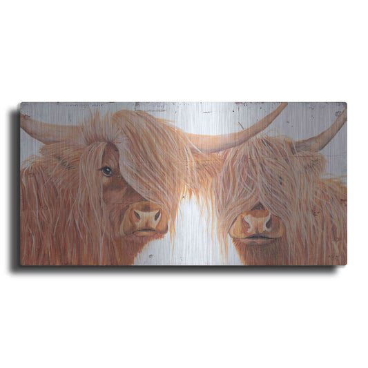 Luxe Metal Art 'Highland Pair' by Diane Fifer, Metal Wall Art