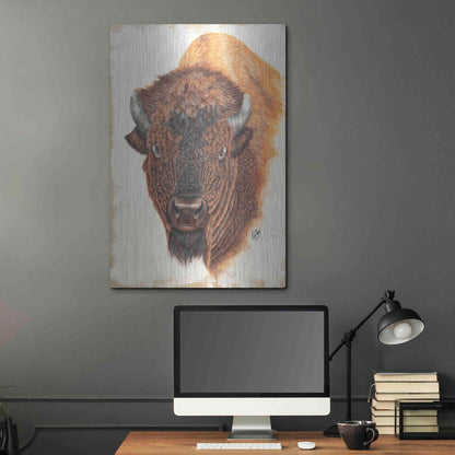 Luxe Metal Art 'Wildly Free' by Diane Fifer, Metal Wall Art,24x36