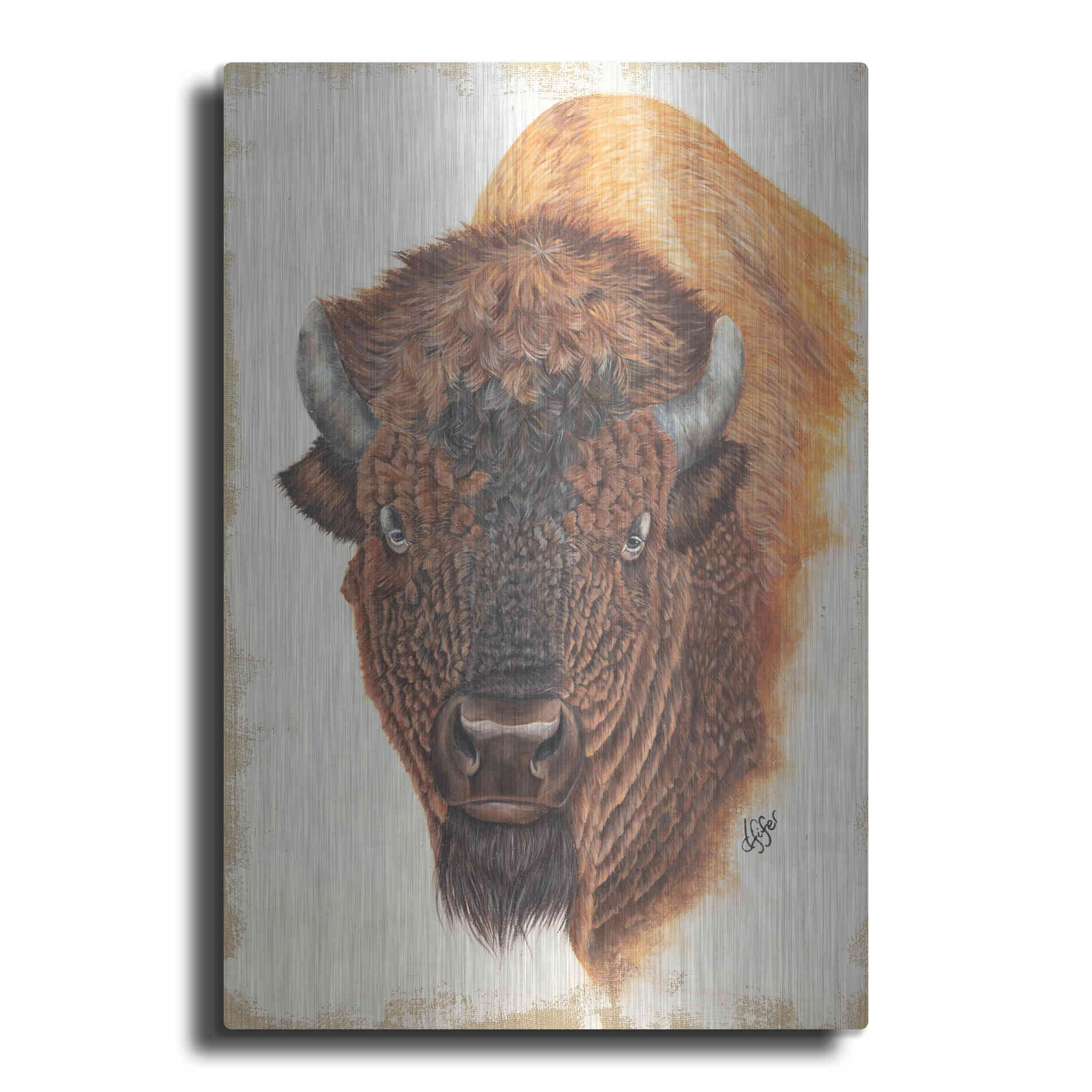 Luxe Metal Art 'Wildly Free' by Diane Fifer, Metal Wall Art