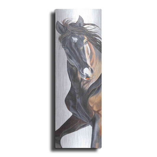 Luxe Metal Art 'Fancy Girl' by Diane Fifer, Metal Wall Art