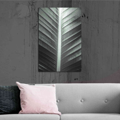 Luxe Metal Art 'Leaf Lines' by Donnie Quillen, Metal Wall Art,24x36