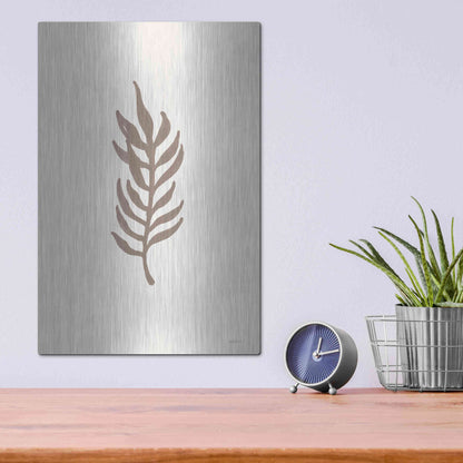 Luxe Metal Art 'Natural Simplicity I' by Imperfect Dust, Metal Wall Art,12x16