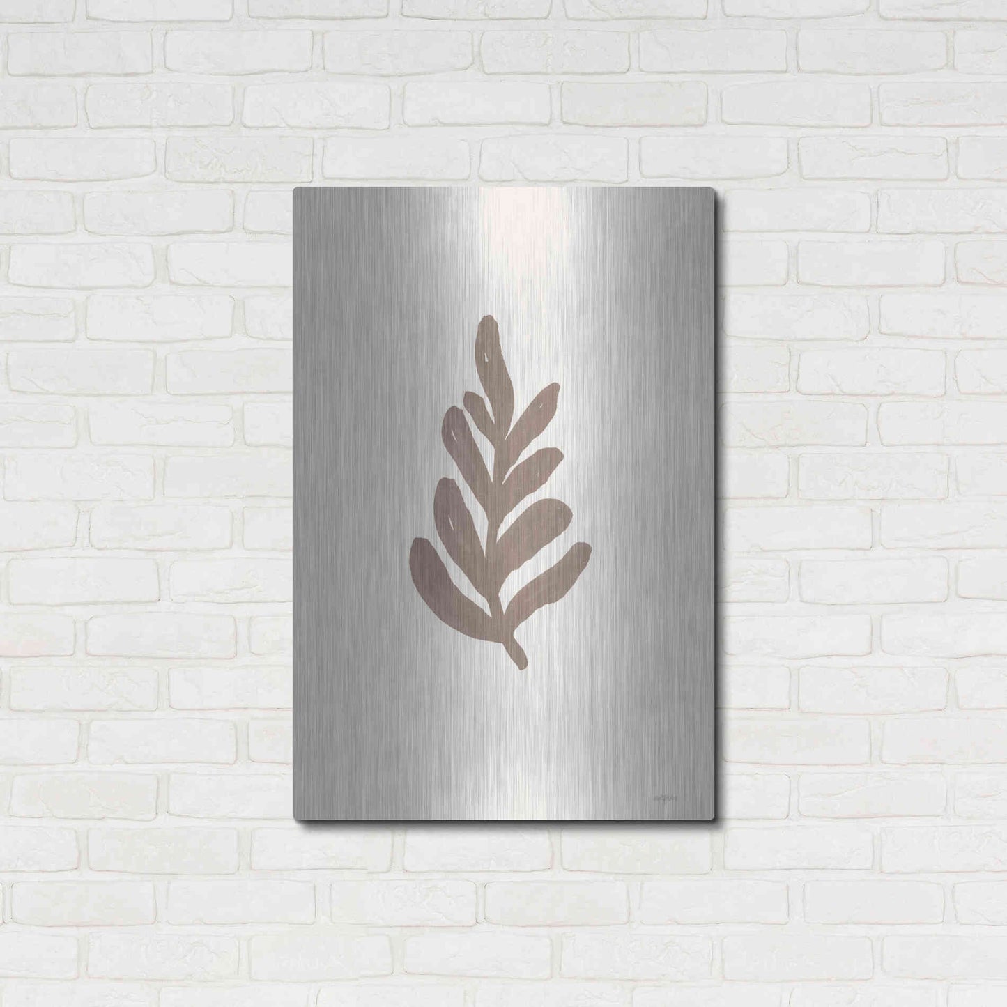 Luxe Metal Art 'Natural Simplicity II' by Imperfect Dust, Metal Wall Art,24x36