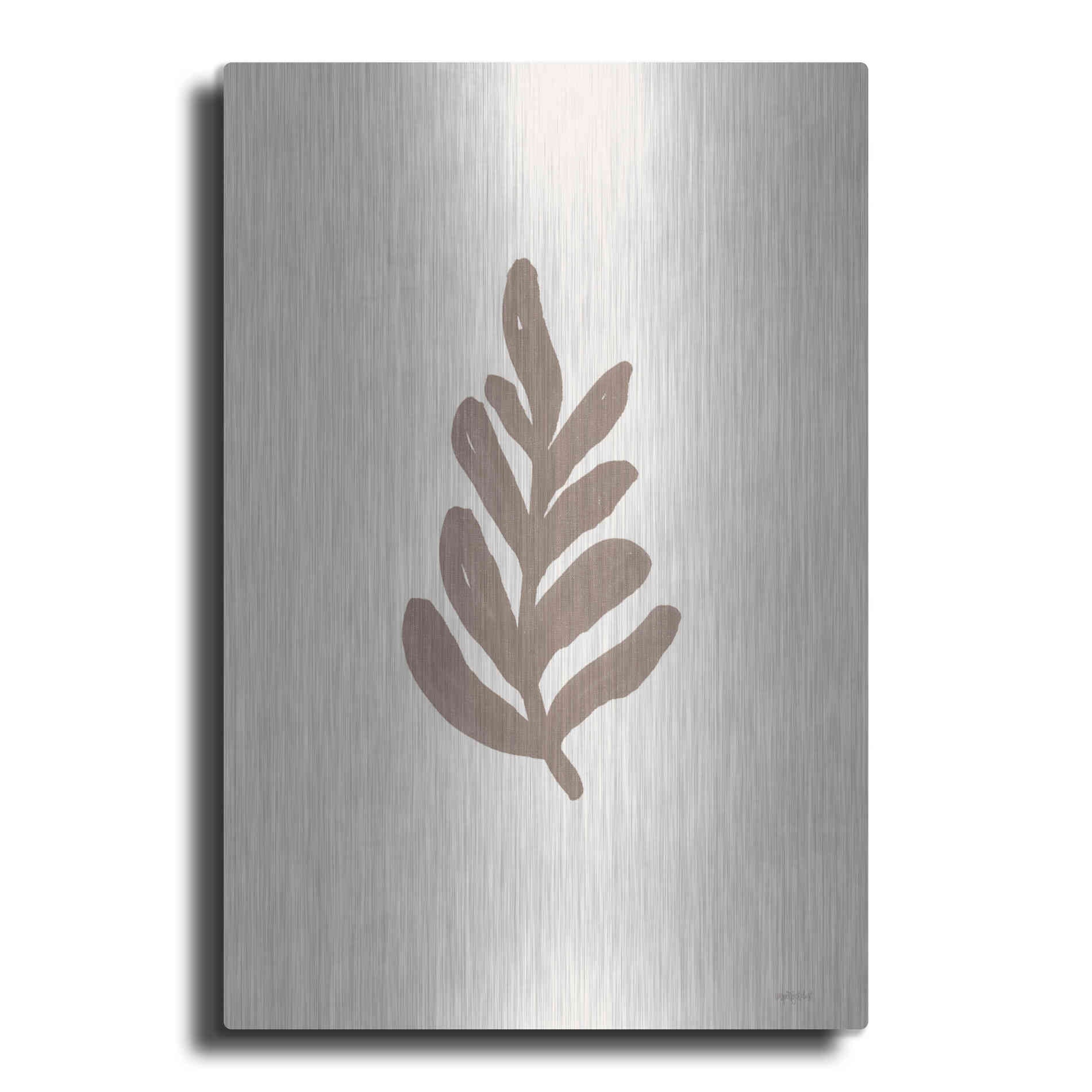 Luxe Metal Art 'Natural Simplicity II' by Imperfect Dust, Metal Wall Art