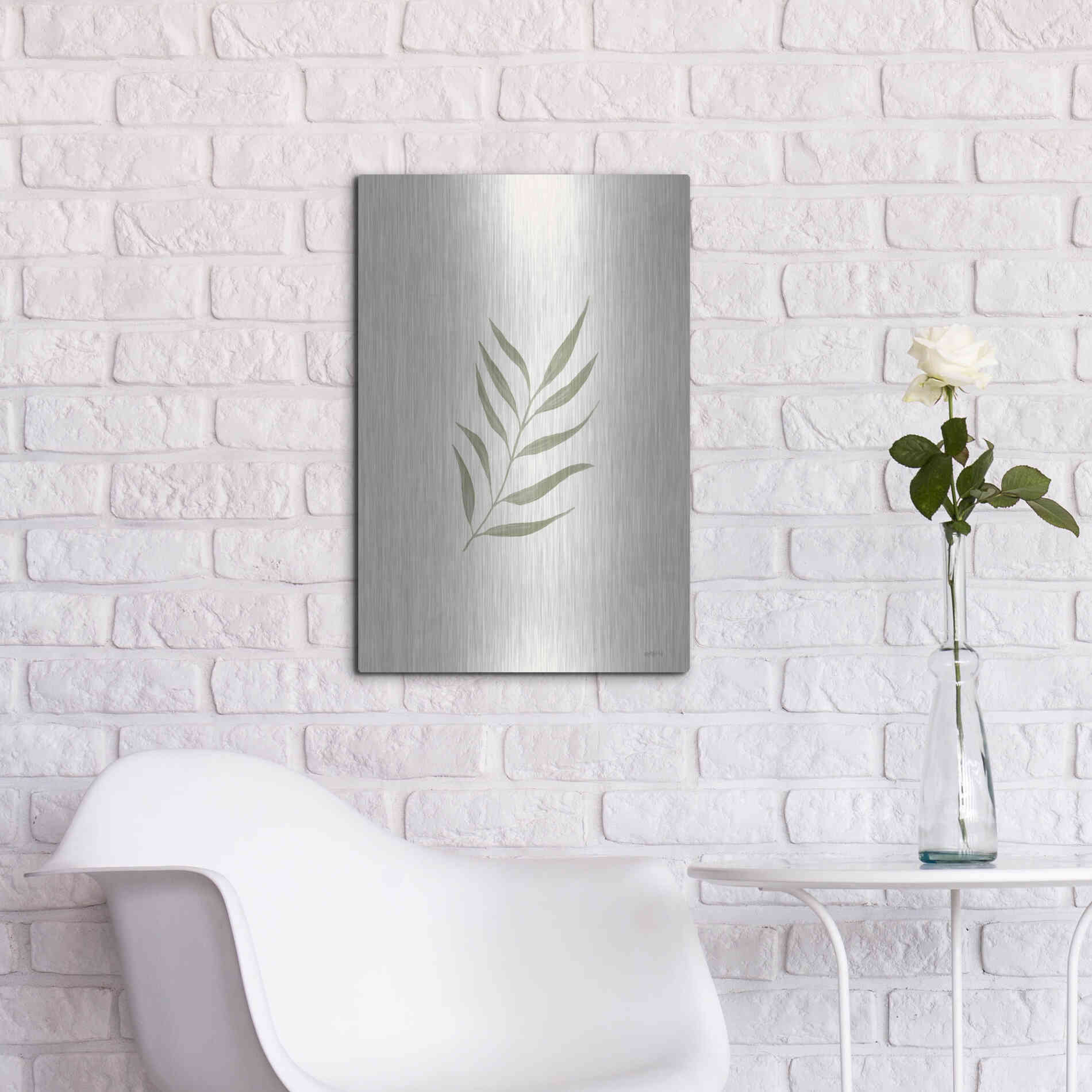 Luxe Metal Art 'Rustic Simplicity I' by Imperfect Dust, Metal Wall Art,16x24