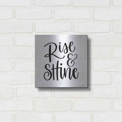 Luxe Metal Art 'Rise & Shine     ' by Imperfect Dust, Metal Wall Art,12x12