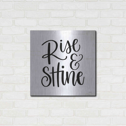 Luxe Metal Art 'Rise & Shine     ' by Imperfect Dust, Metal Wall Art,24x24