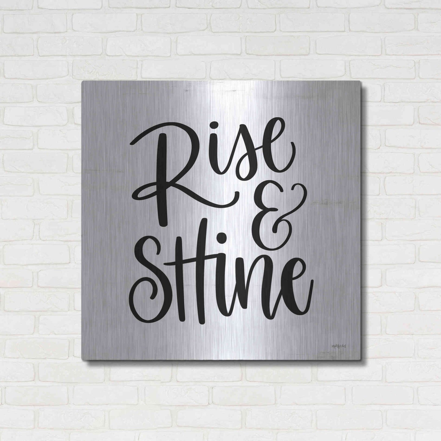 Luxe Metal Art 'Rise & Shine     ' by Imperfect Dust, Metal Wall Art,36x36