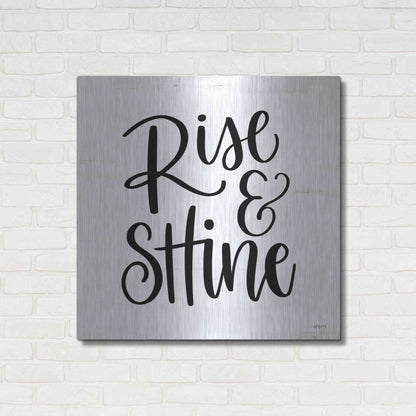 Luxe Metal Art 'Rise & Shine     ' by Imperfect Dust, Metal Wall Art,36x36