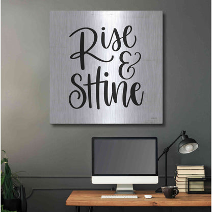 Luxe Metal Art 'Rise & Shine     ' by Imperfect Dust, Metal Wall Art,36x36