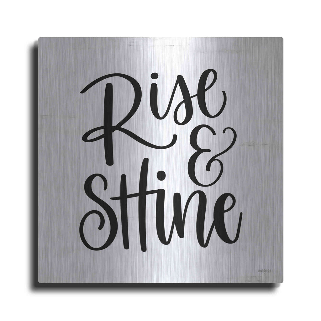 Luxe Metal Art 'Rise & Shine     ' by Imperfect Dust, Metal Wall Art