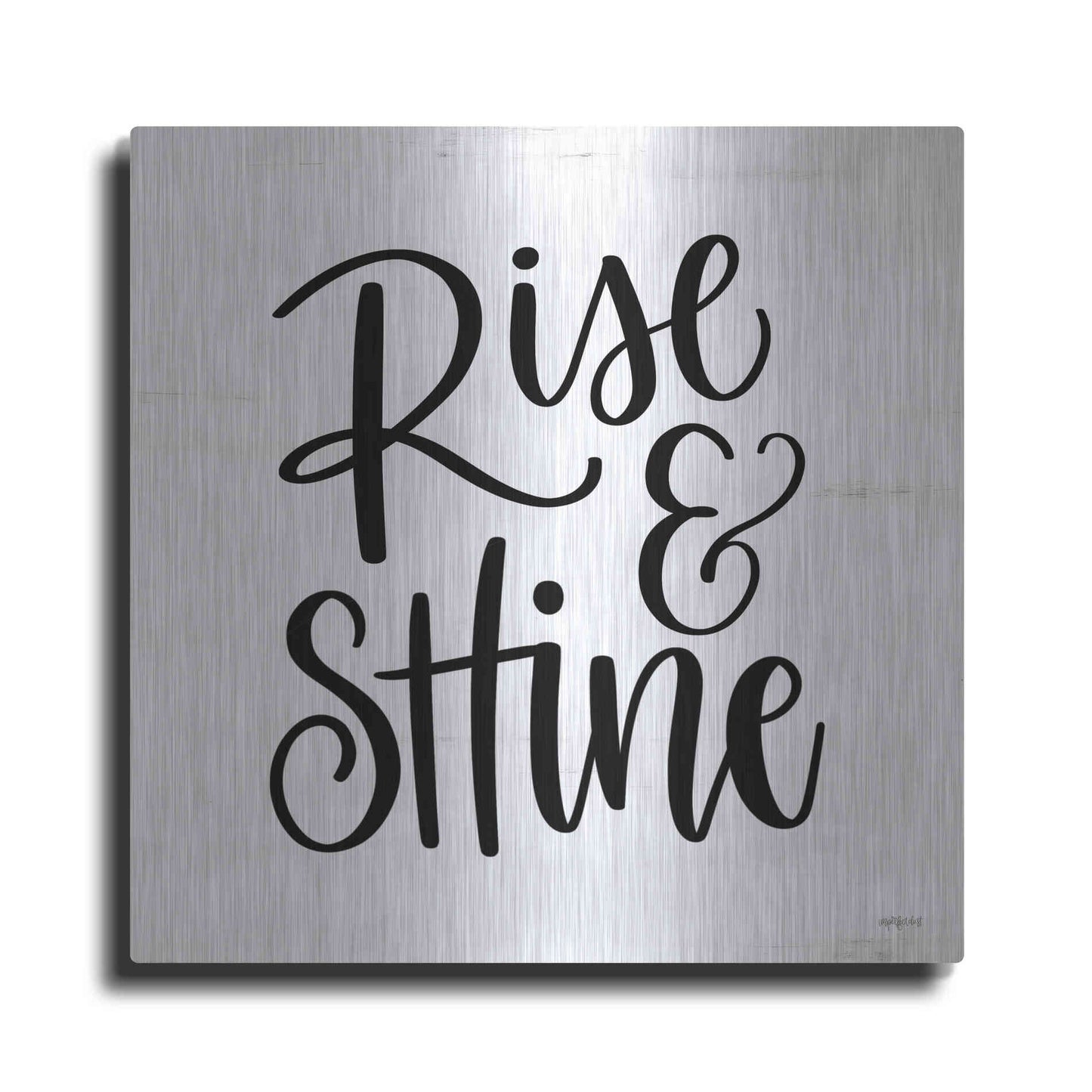 Luxe Metal Art 'Rise & Shine     ' by Imperfect Dust, Metal Wall Art